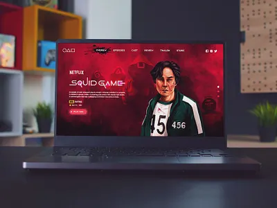 Squid Game - Landing page concept landing page landing page design landingpagedesign squid game ui ui design web design webdesign