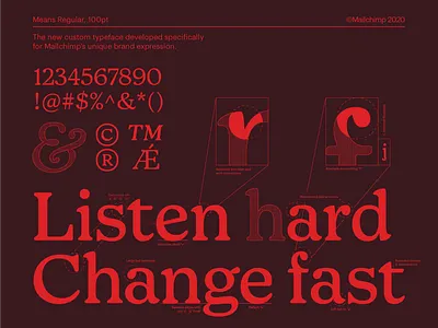 Means Type Specimen Throw blanket brand illustration mailchimp specimen throw type typography