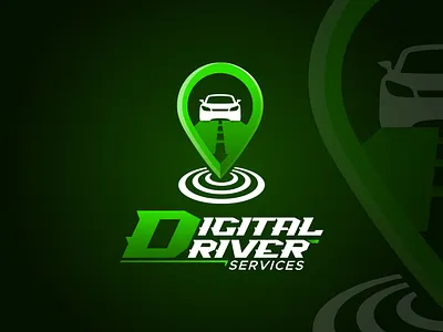 Attractive LOGO Design for Online Driver Booking Application agency app branding business design digital graphic design illustration logo logodesign uber