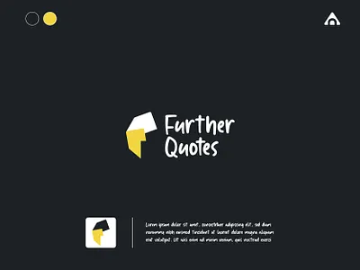 Further Quotes branding graphic design illustration logo logo design