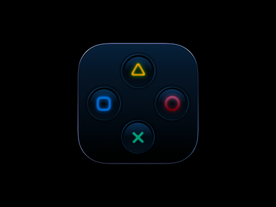Game Icons Example For App app cuber design game gamepad icons ios mobile sport ui ux