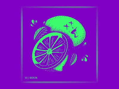 Day 11 | Sour app branding design drawing illustration logo typography ui ux vector