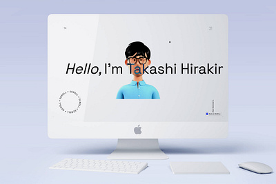 Takashi Hirakimoto 2.0 by Webflow 3d animation branding design graphic design landing page logo portfolio ui web web design webdesign webflow website website design