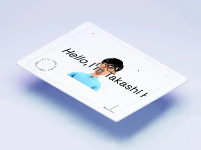Takashi Hirakimoto 2.0 by Webflow 3d animation brand identity branding design graphic design illustration logo ui web web design webdesign webflow website website design