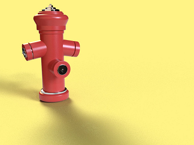 Hidrante 3d 3d art3d dimensions graphic design