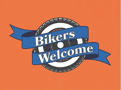Bikers Welcome design graphic design illustration vector