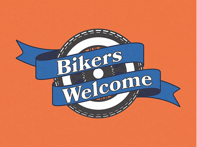 Bikers Welcome design graphic design illustration vector