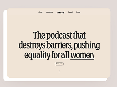 Podcast Website femenist neautrals podcast website