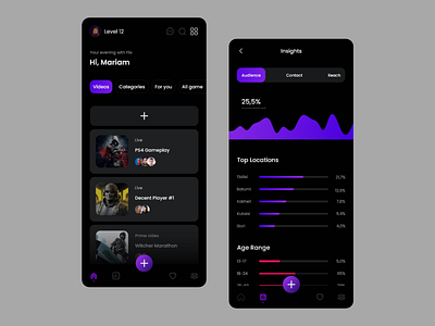 Gaming community App Design appdesign clean design gaming app ui uidesign uiinspiration userinterface ux uxdesign