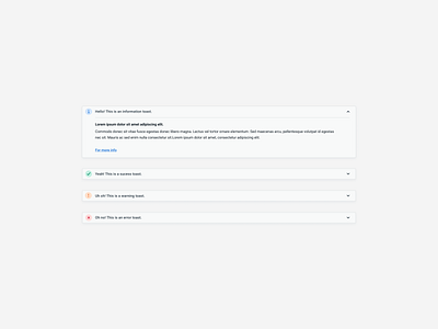 ❗️Who likes some toasts? 4 alerts product design toasts ui visual design