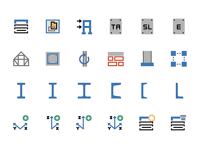 App Icons app architecture construction icons