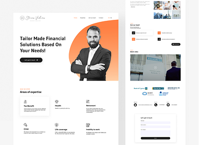 🧑🏻‍💼 Stavros Violaris | Landing page consultancy cyprus insurance insurance agent landing page law ui ux wordpress