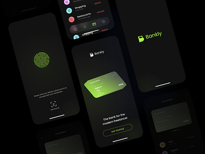 Bankly Mobile App Concept banks mobile app fintech mobile app product design product designer ui uiux