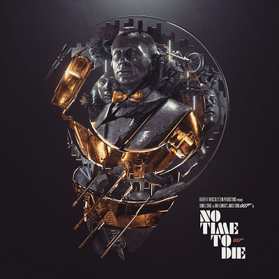 No Time to Die 007 3d bond cinema 4d no time to die photoshop
