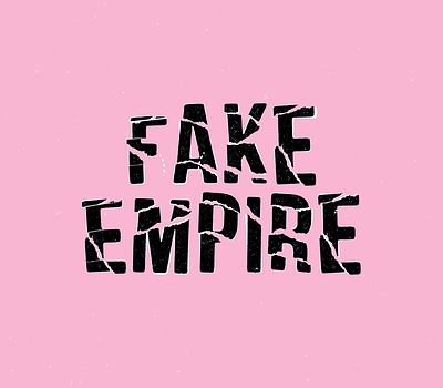 Animated Fake Empire Typeface ae after effects animated animation cutout font motion stop motion texture type typeface typography