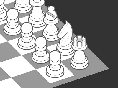 Chess board game chess isometric isometric art play technical drawing technical graphics technical illustration vector vector art vector graphics