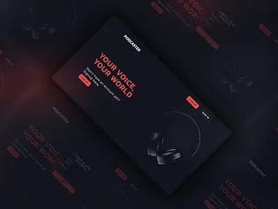 Podcaster | Podcast Platform UI/UX Web App app design application dark mode design inspiration graphic design interface design mobile app music music player platform design podcast podcaster ui uidesigner uiux user experience user interface ux web app web design