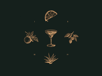 Spirit cocktail engraving inktober margarita mixology recipe tequila