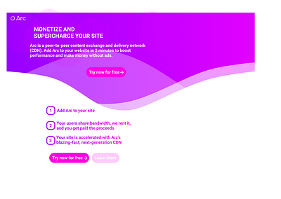 Arc Website Redisign design redisign vector