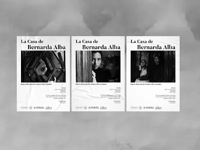 La Casa de Bernarda Alba art editorial design poster poster design