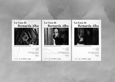 La Casa de Bernarda Alba art editorial design poster poster design