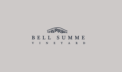 BSV branding design logo logomark vineyard logo