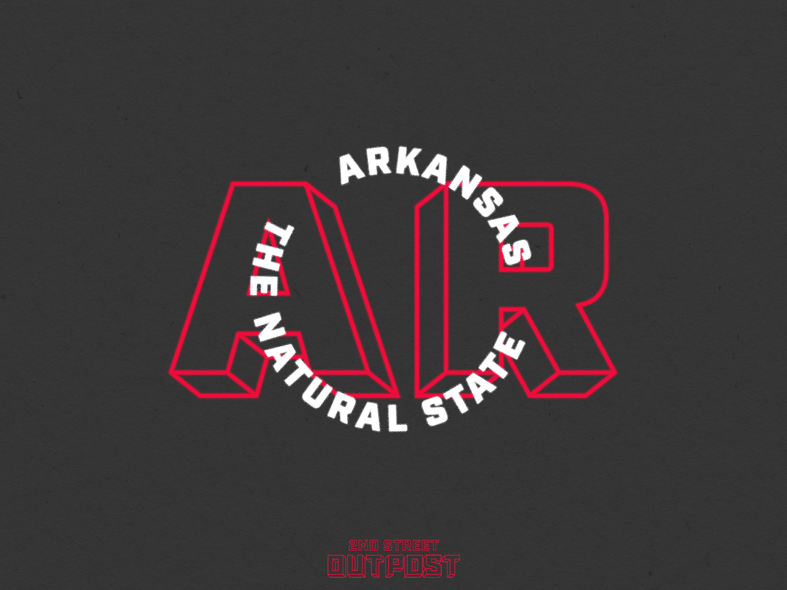 Arkansas - The Natural State GIF animation branding illustration motion graphics typography