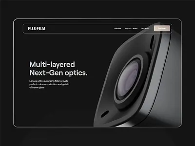 Fuji - Product Presentation Website 3d agency animaton branding camera landing landing page landing page design motion design motion graphics phenomenon product product design product presentation studio ui ui design uxui website website design