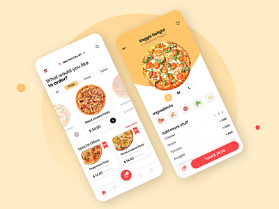 Food Ordering Mobile App delivery food app food delivery food delivery app food mobile app food ordering app mobile app mobile ui online delivery app online food app online food delivery app online ordering app pizza app uiux