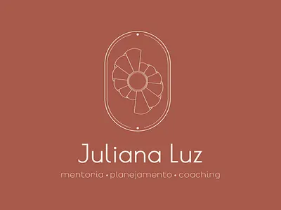 Juliana Luz's Logo branding coach contemporary cycle design feminine graphic design illustration ilustration infinity lineart logo loop minimal modern stairs sun terracota