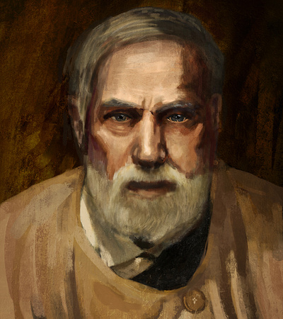 M Fortuny costa rica digital drawing fortuny illustration oil painter portrait spanish symmetry