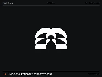 Daily Logo 022 architecture circle logo minimal