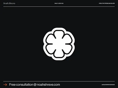 Daily Logo 025 daily logo flower logo nature