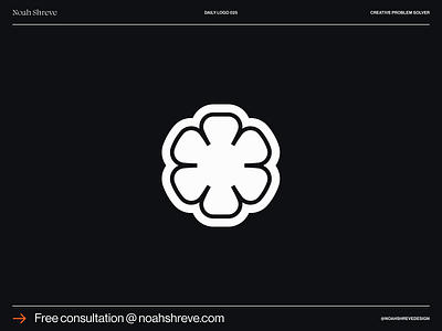 Daily Logo 025 daily logo flower logo nature