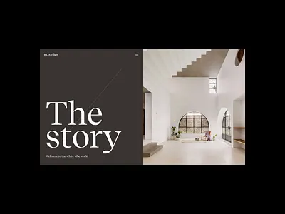 m.vertigo | The Story animation liquid motion typography ui ux video web website