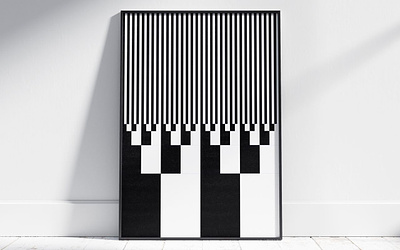 Blacks and Whites decor minimalist poster