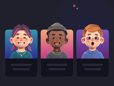 PEEPS 3D Avatar-Maker Library after effects animation avatars characters customization motion ui8