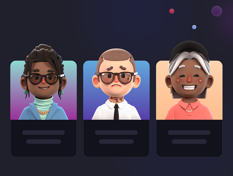 PEEPS 3D Avatar-Maker Library by Anton Tkachev for UI8 on Dribbble