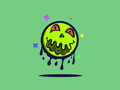 Slime Space design flatdesign graphic design illustration lineart logo vector