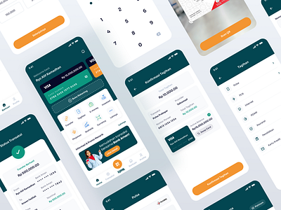 Mobile Banking App Design app bank banking concept credit debit design finance financial fintech mobile money online pay payments savings transaction ui uiux ux