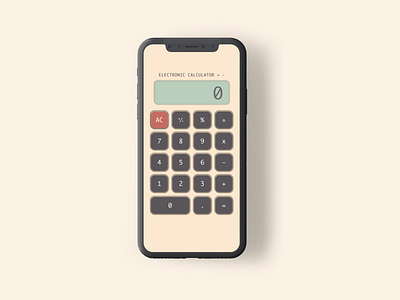 Daily UI # 4 calculator dailyui