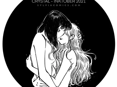 Crystal characterdesign comics graphicnovel illustration inking inktober inktober2021