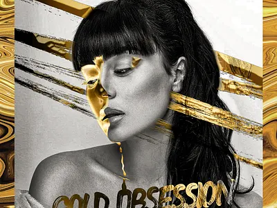 Gold Obsession adobe photoshop art branding design gold graphic design pho style work