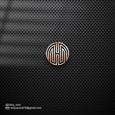 H monogram logo branding design graphic design icon illustrator logo vector