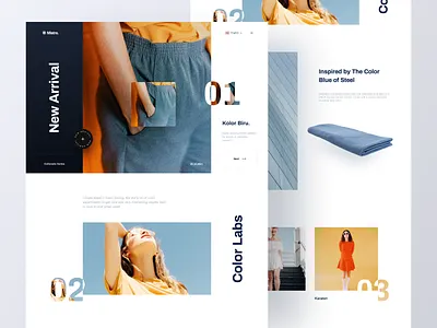 Fashion E-commerce Landing Page branding design e commerce e commerce design fashion app fashion brand landing page minimal minimalist online store product design shop ui ux web web app web design web ui website website design