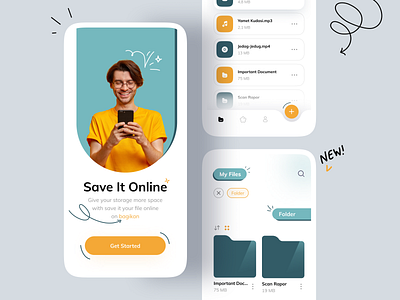 bagikan🤝 • Cloud Storage Apps app app design branding cloud cloud storage design drive minimal mobile mobile design online storage storage storage app ui ux