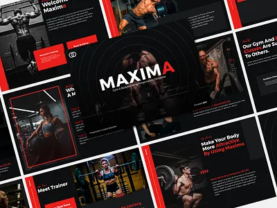 MAXIMA - Gym & Bodybuilding Presentation Template