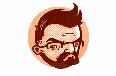 New Avi avatar branding design doodle illustration ipad logo sketch