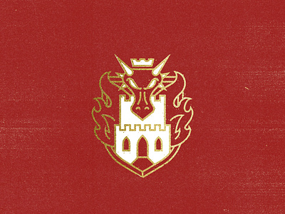 House of the Dragon badge brand branding dragon dragons heraldry house of the dragon icon illustration logo shield