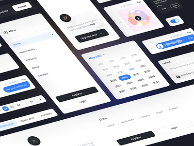 MONO by Echo Design System accept alert bottom navigation button component components dashboard design design system echo echo design element menu minimal navigation next pagination subscription ui